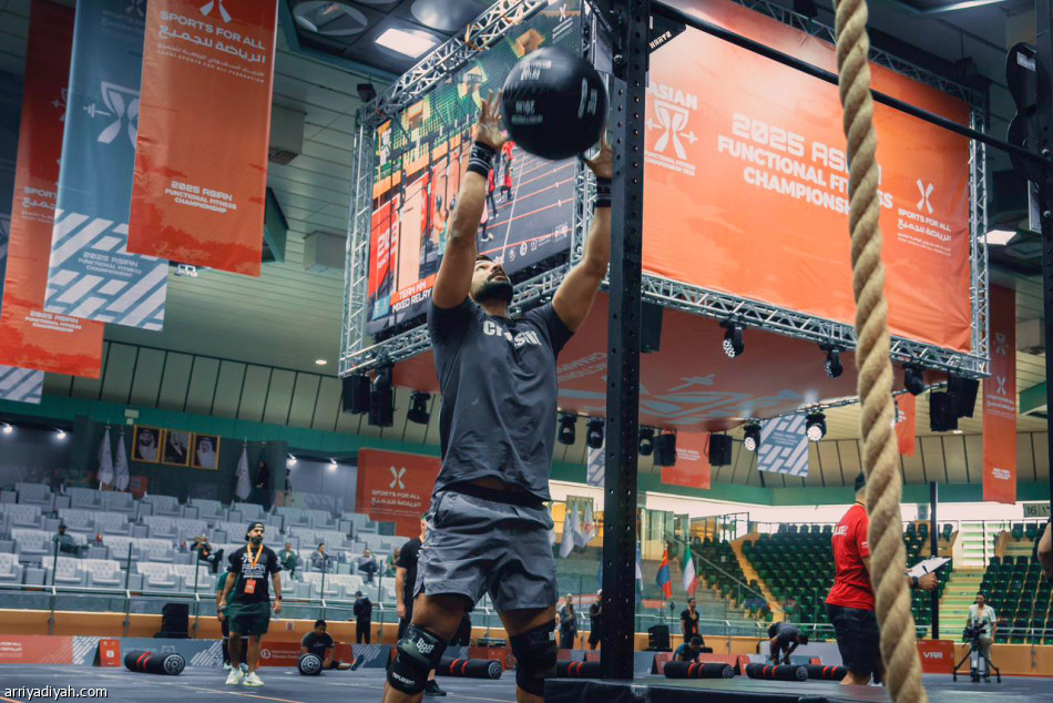 70 لاعبا في ختام بطولة آسيا للياقة البدنية