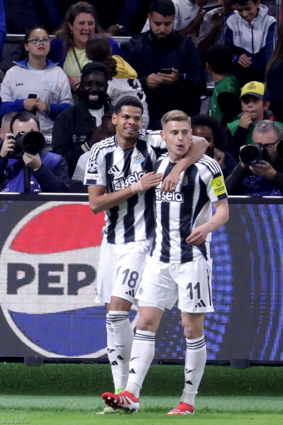 نيوكاسل يستعرض